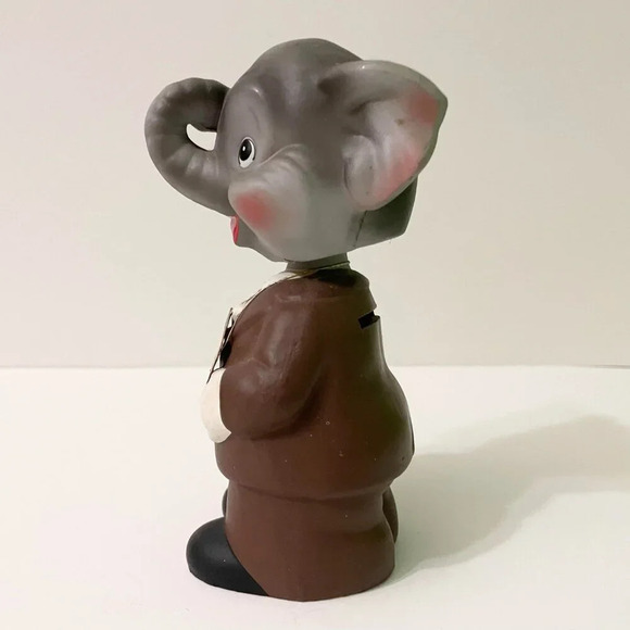 Vintage Lego Elephant Republican Bobble Head Coin Bank Flaws - Picture 9 of 16